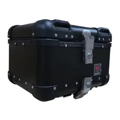 GENERICO - RIDEWOLF 0710-40 Maleta Top Case 40L Negra Moto Universal