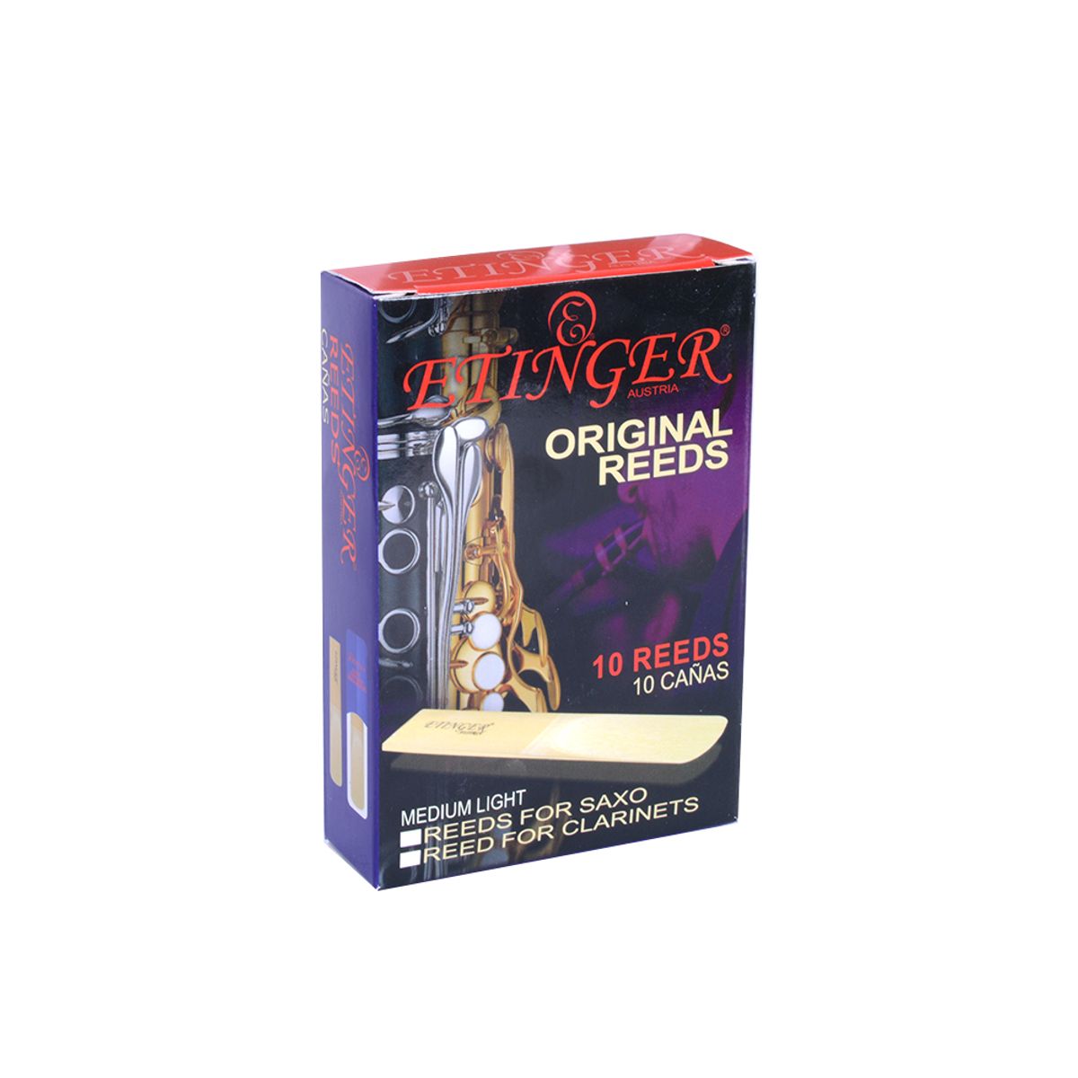 ETINGER - CAÑA SAXO ALTO 2 1-2 (CAJA 10PCS) ETINGER