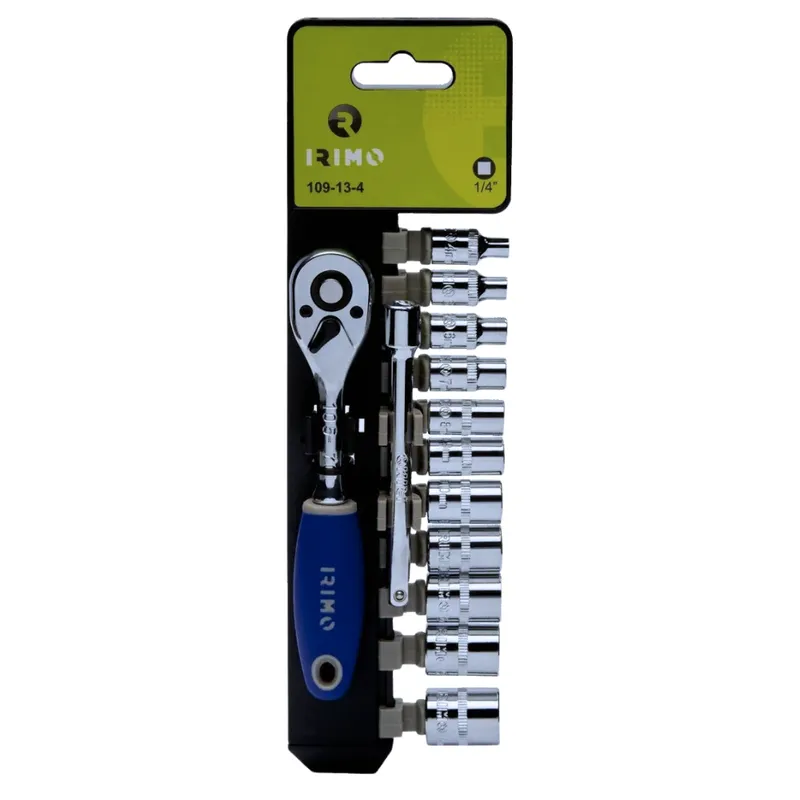IRIMO - Set Boca Llaves Tubos Acc Enc 1/4'' 13 Piezas Irimo De Bahco