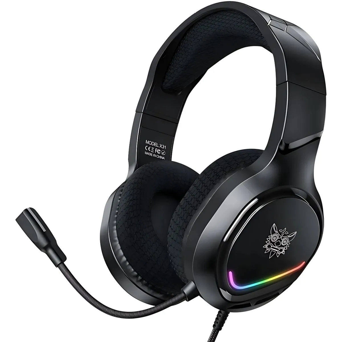 GENERICO - Audífonos De Cable Con Micrófono Gamer Profesional Luz Led