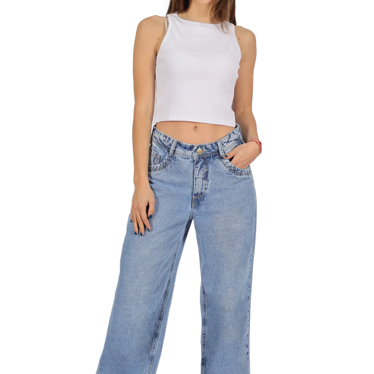 DIVINO JEANS - Jeans Paz II Celeste Divino Jeans