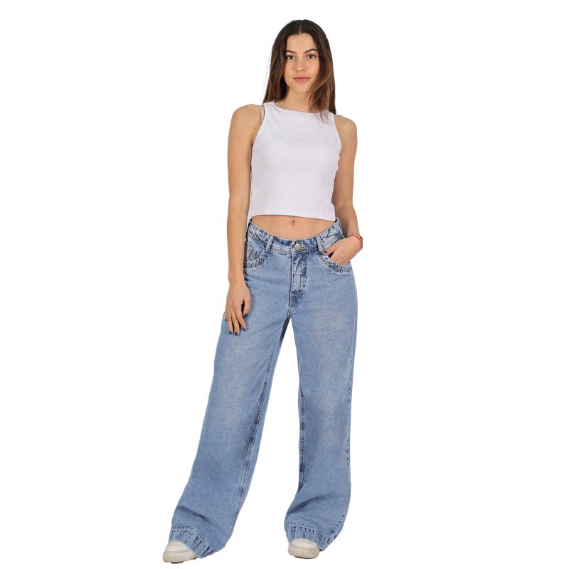 DIVINO JEANS - Jeans Paz II Celeste Divino Jeans