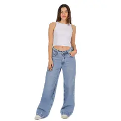 DIVINO JEANS - Jeans Paz II Celeste