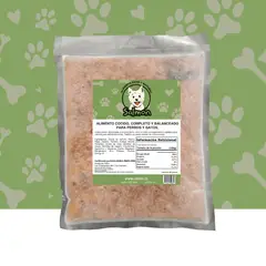 LEFOV - Alimento Para Perros Natural Cocido Sabor Salmón 500 Gr