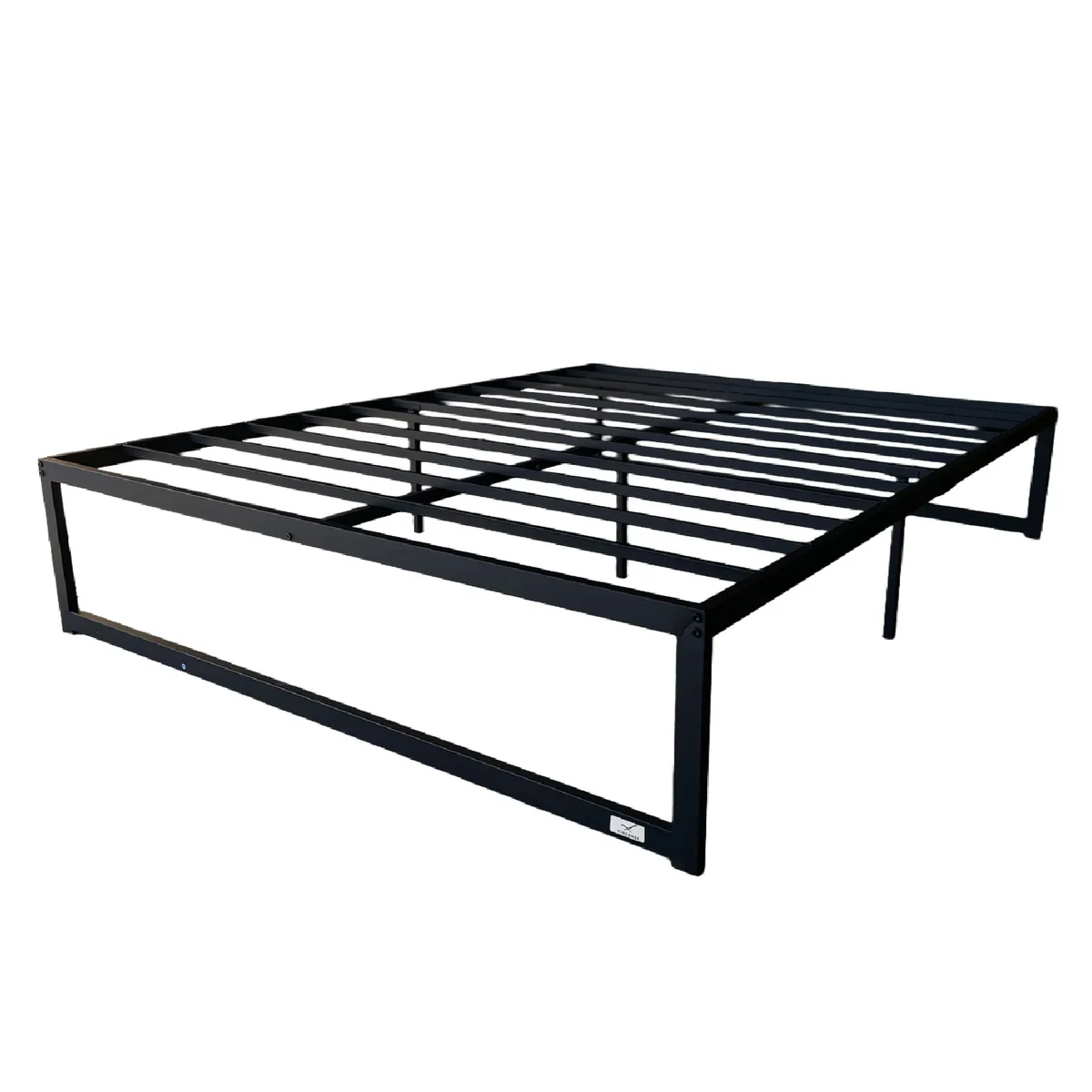 VINCENZI - Base para Cama Europea Acero Negro 150x190 cm Zen 2 Pza Vincenzi