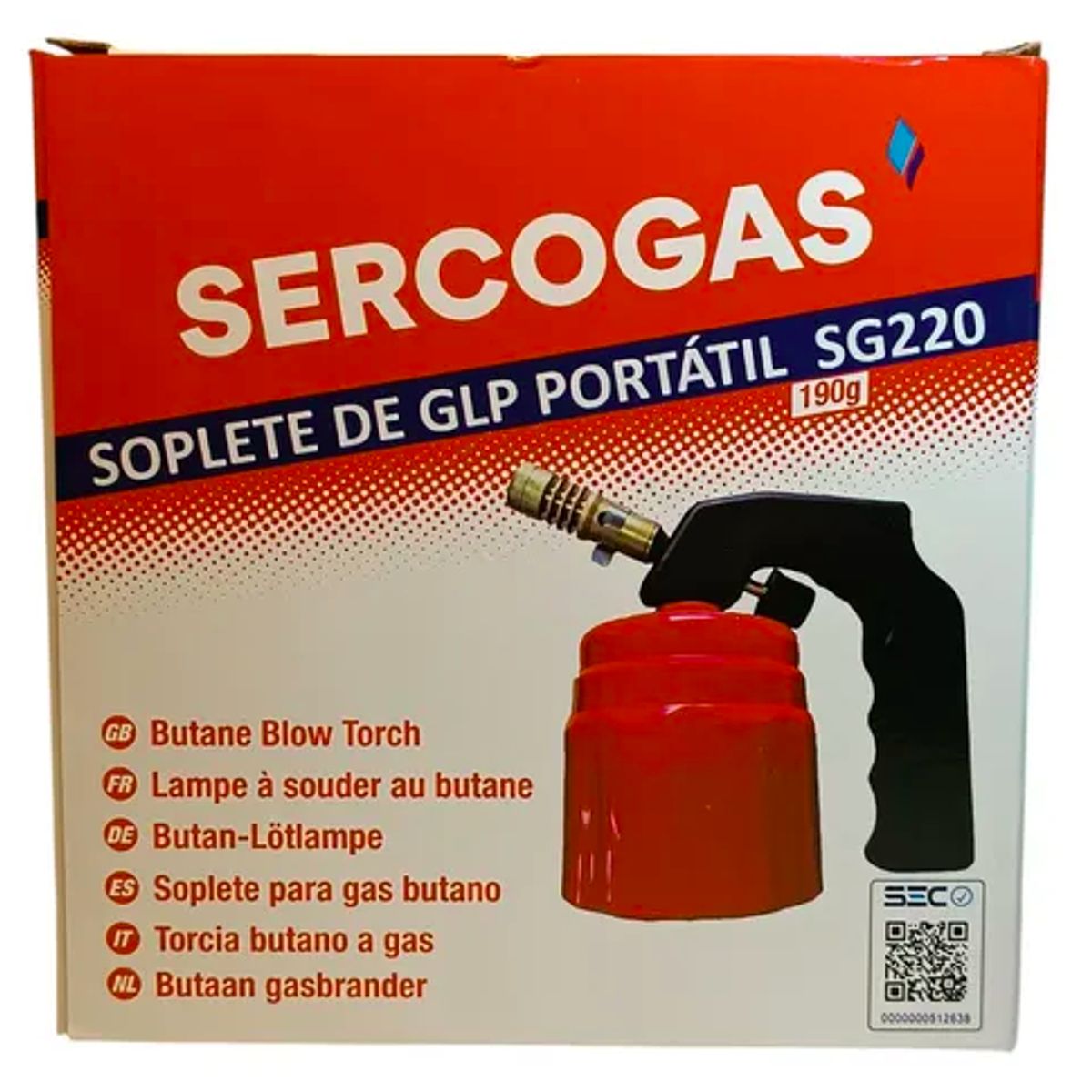 GENERICO - Soplete Gasfiter Enca Gas Butano Sercogas Certificado Sec