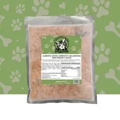 LEFOV - Alimento Para Gatos Natural Cocido Sabor Salmón 500 Gr