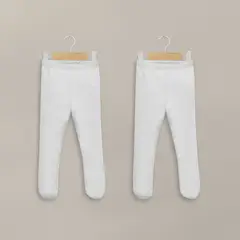 OPALINE - Pack de 2 panty ballerina blanca 40677