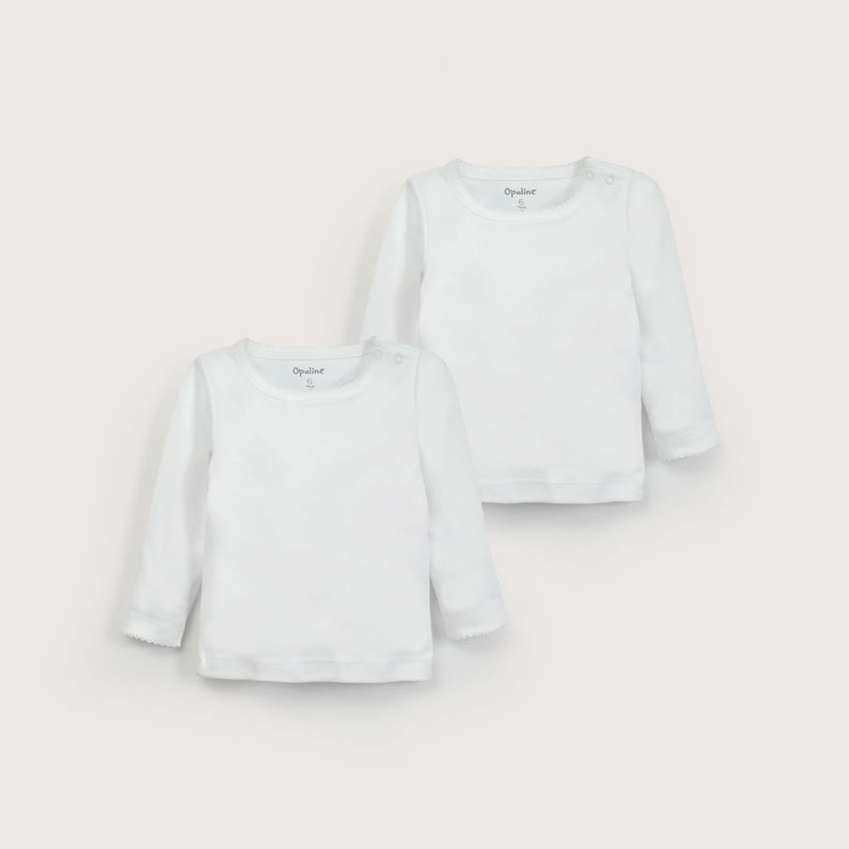 OPALINE - Camiseta ajuar blanco unisex CMPUU210S26 6M