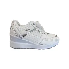 HERIEL - Zapatilla Blanca Plataforma Mujer