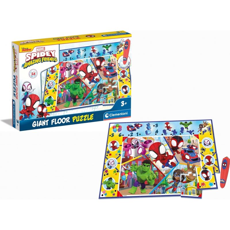 CLEMENTONI - CLEMENTONI 16735 PUZZLE 24 PIEZAS SPIDERMAN GIANT FLOOR