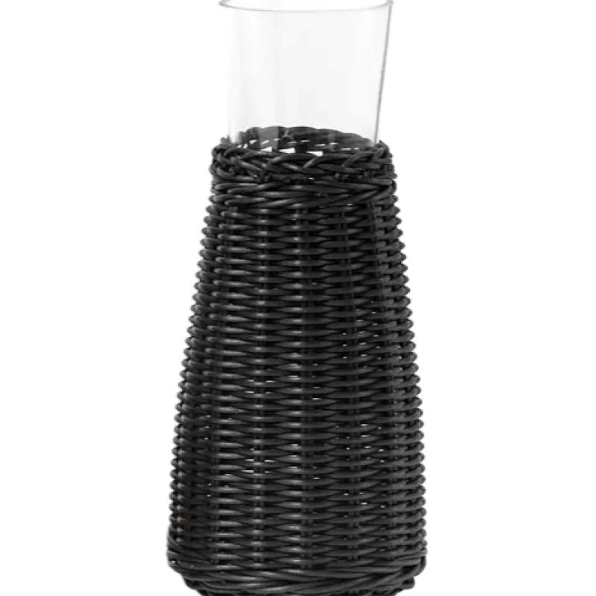 TEMPODECO - Jarro de ratán Black