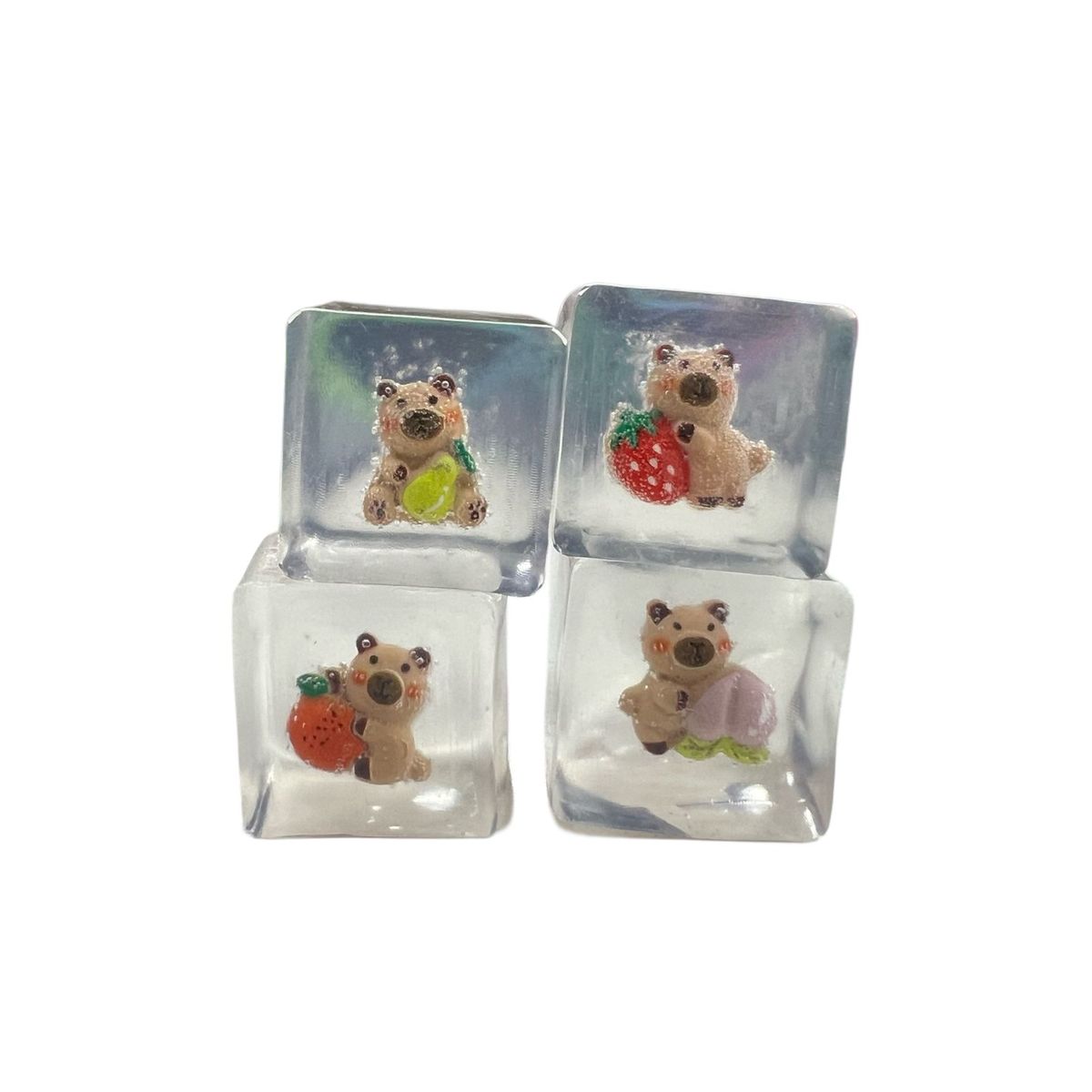 GENERICO - Squishy Juguete Capibara Pegajoso Forma Hielo
