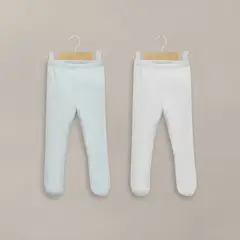 OPALINE - Pack de 2 panty ballerina bebe niño 40676