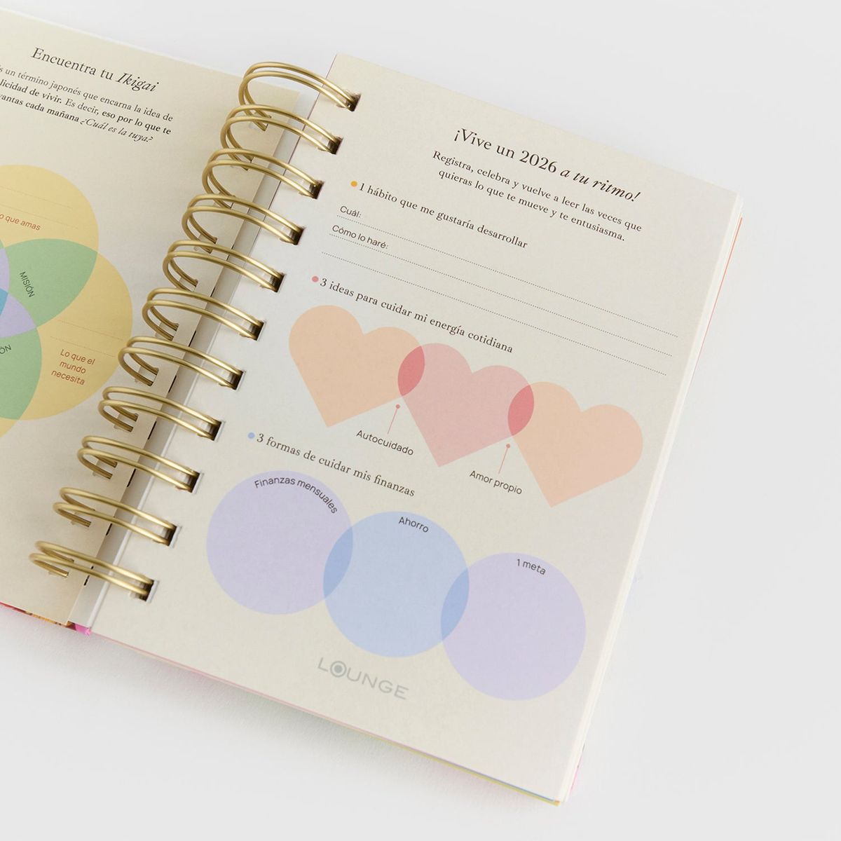 LOUNGE - Agenda Pequeña 2026 Rosado