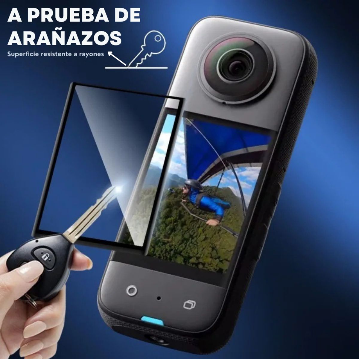 SHOOT - Lámina de Vidrio Templado Telesin para Insta360 X3