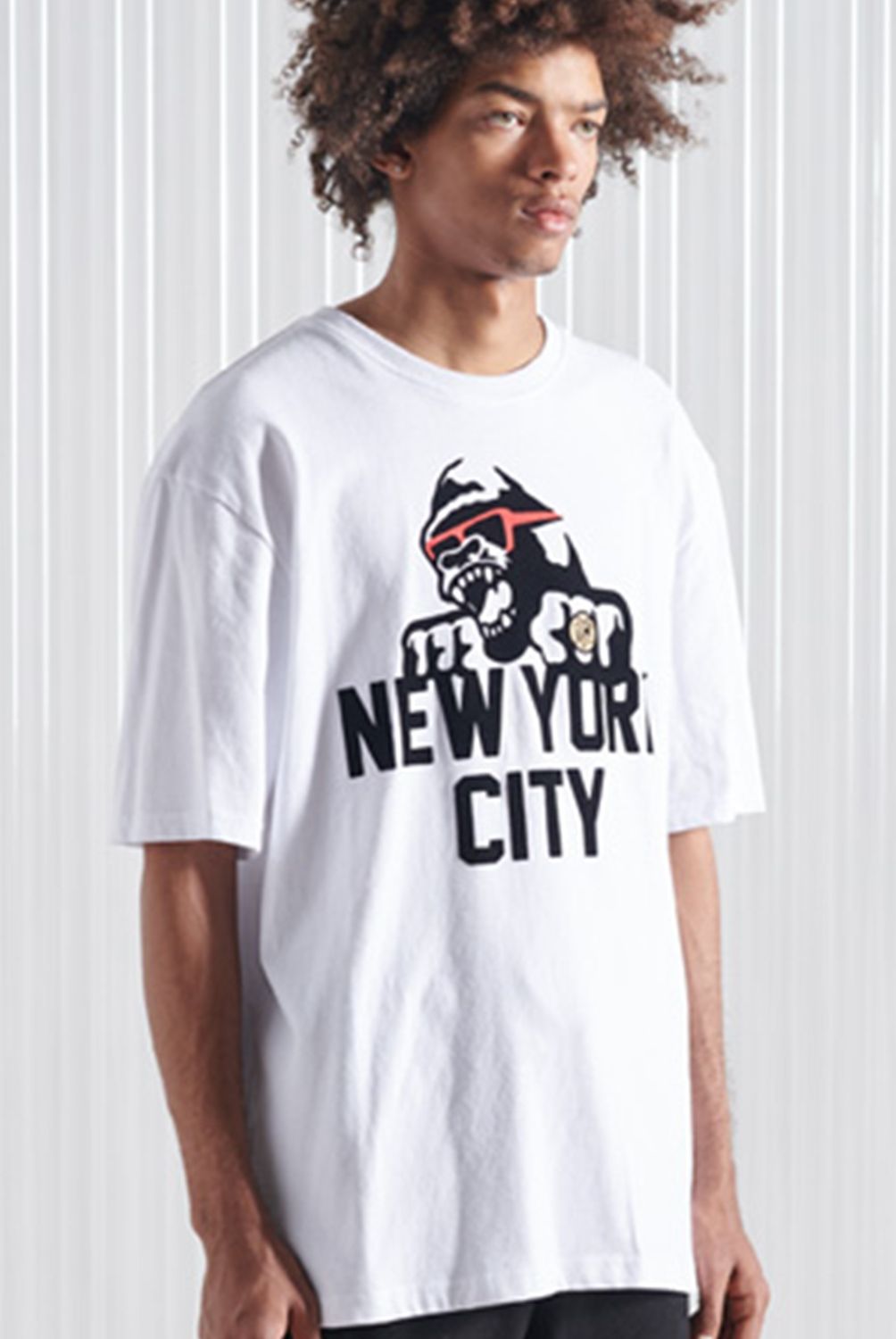 SUPERDRY - Polera Algodón Orgánico Manga Larga Logo Vintage