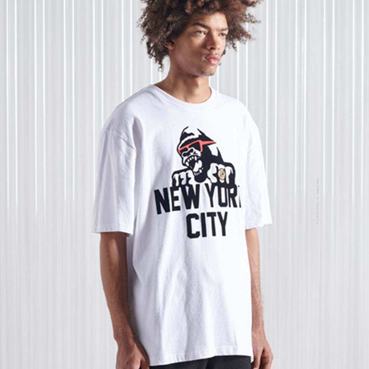 SUPERDRY - Polera Algodón Orgánico Manga Larga Logo Vintage