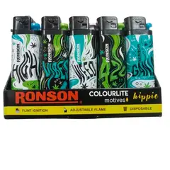 RONSON - 20x Encendedor Colourlite Motivos