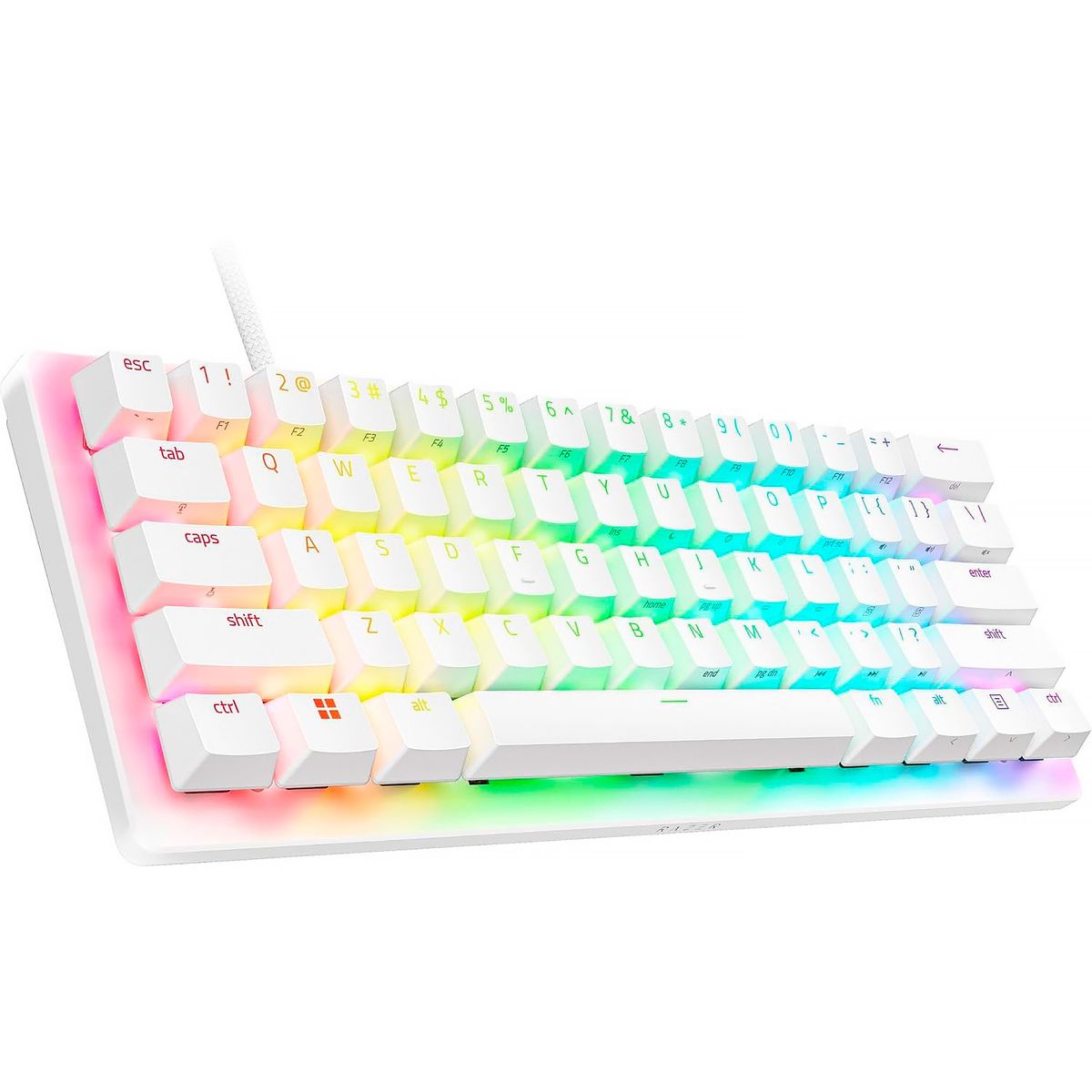 RAZER - Teclado Gamer Razer Huntsman V3 Pro Mini White Inglés