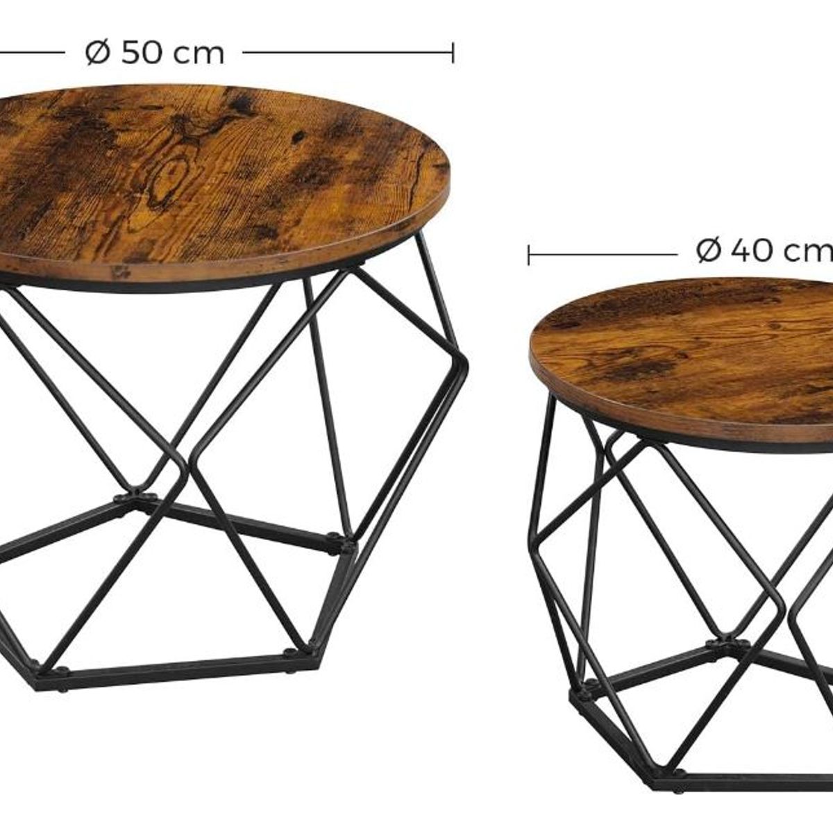 HABITA2 CHILE - Set mesas de centro Rubik