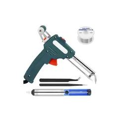 GENERICO - KIT Pistola Soldadora estaño con Soldadura Automatica Cautin