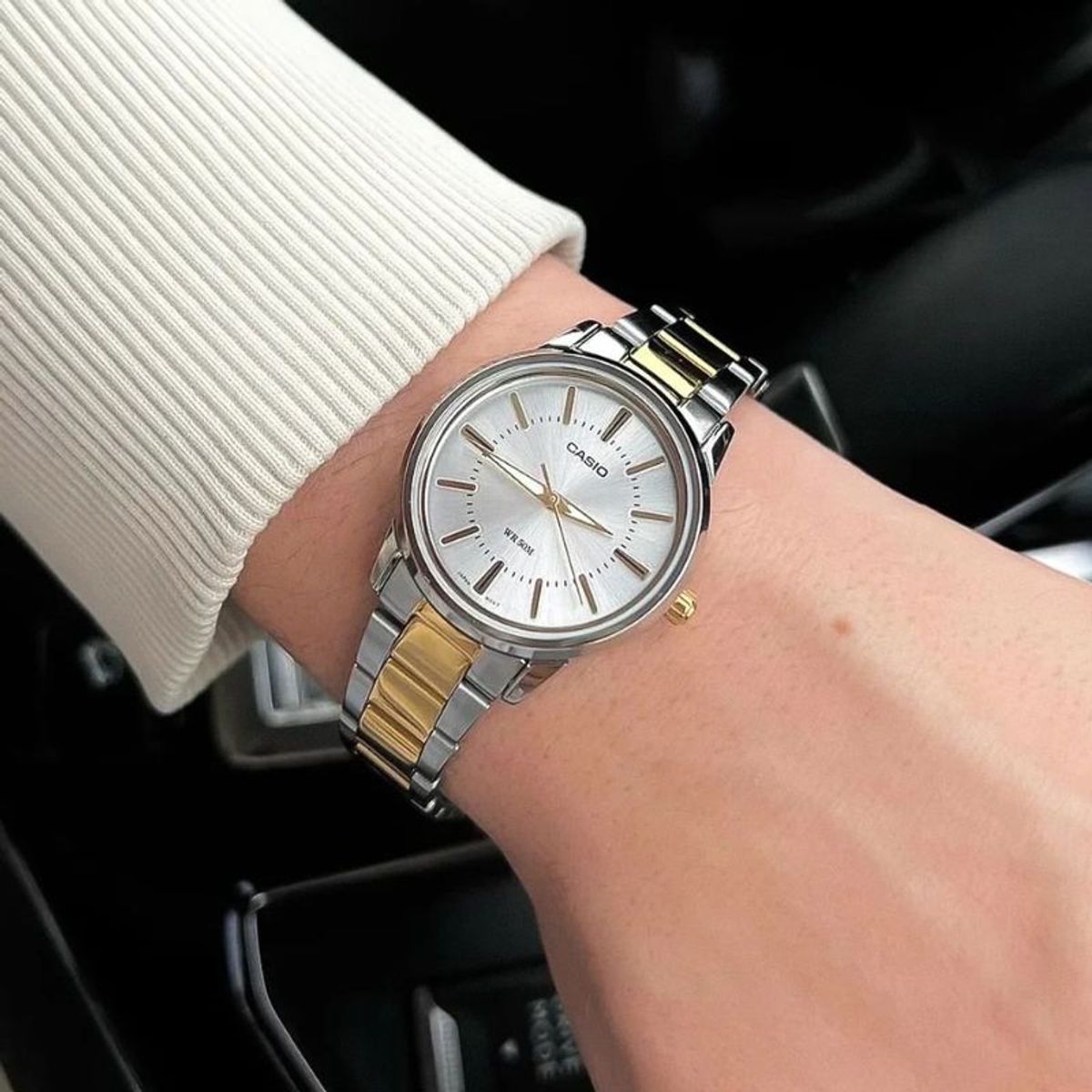 CASIO - Reloj Análogo Casio Mujer LTP-1303SG-7A