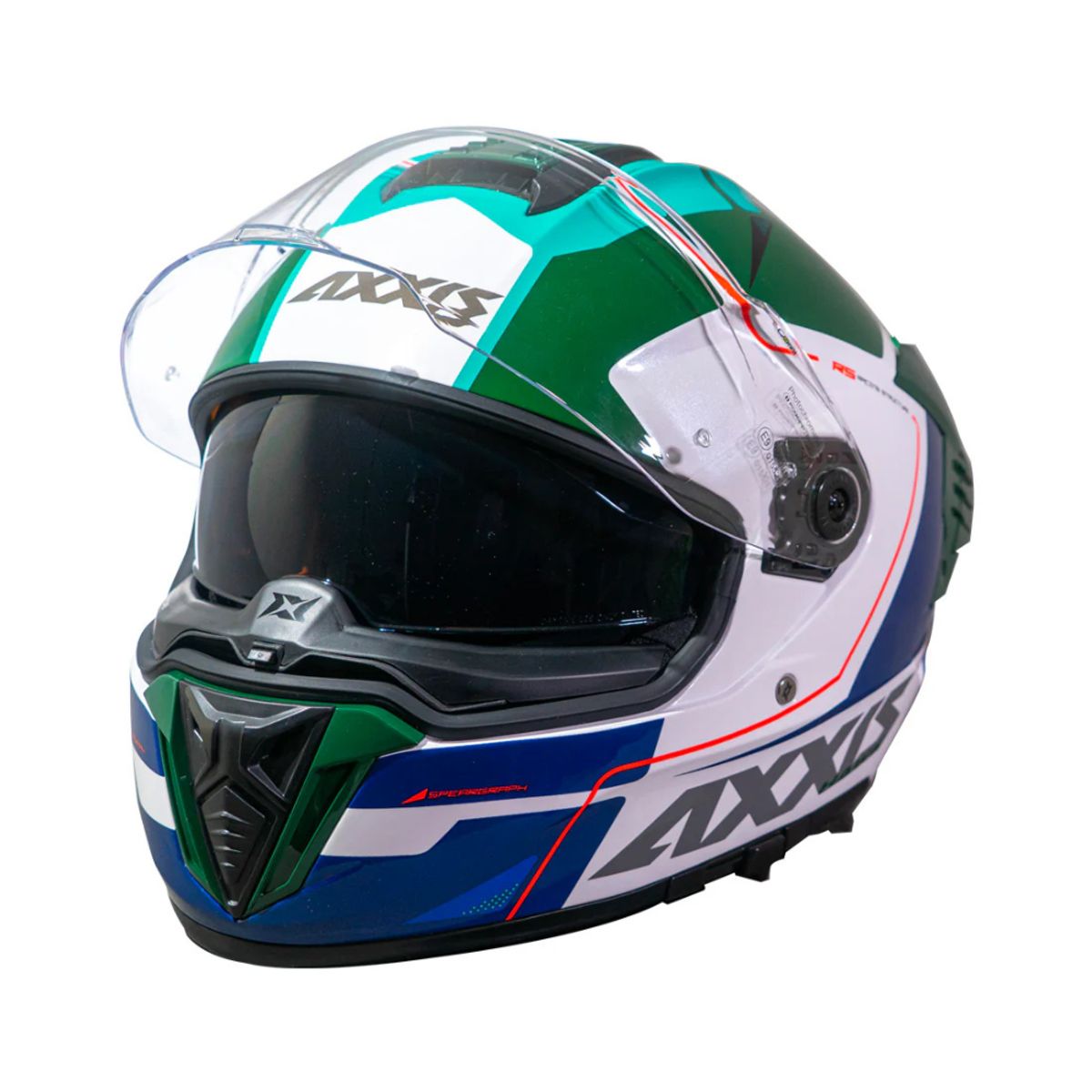 AXXIS - Casco Para Moto Axxis SV Hawk Spear A6 Verde Brillo_.
