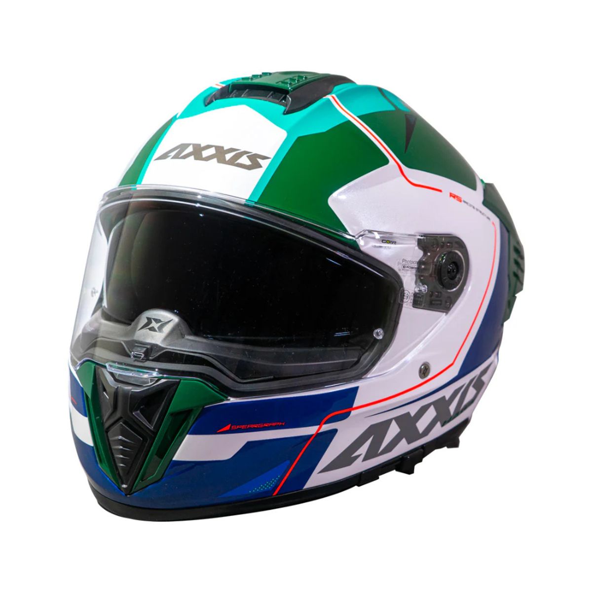 AXXIS - Casco Para Moto Axxis SV Hawk Spear A6 Verde Brillo_.