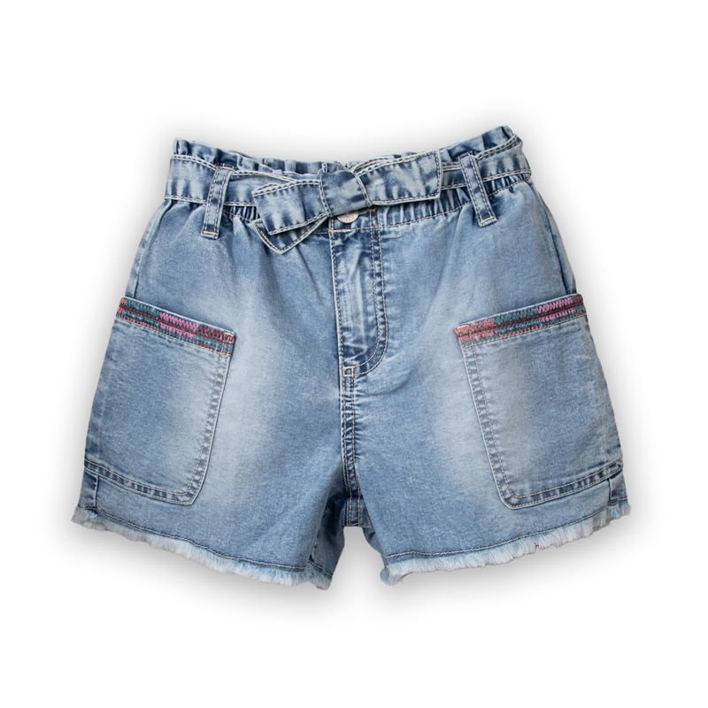 PILLIN - Short Niña Celeste Pillin PVC712-25CEL2