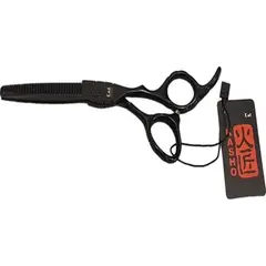 GENERICO - Set tijera peluquería navaja + esculpidora 6