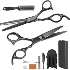 GENERICO - Set tijeras peluquería barbería profesional