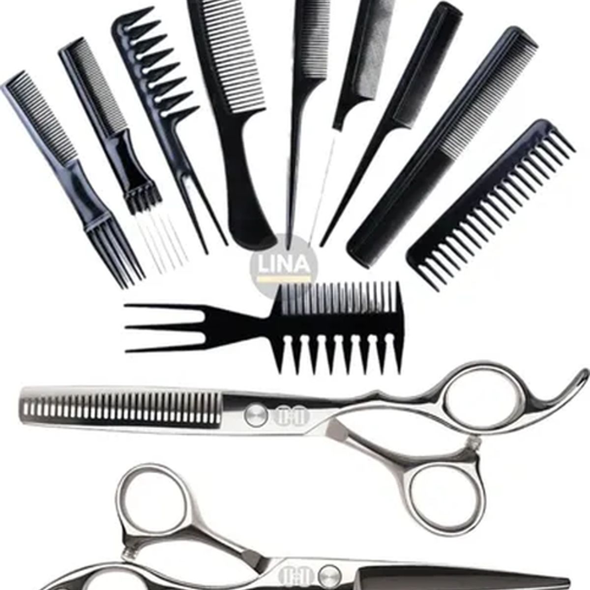 GENERICO - Set tijeras cortar pelo + peine