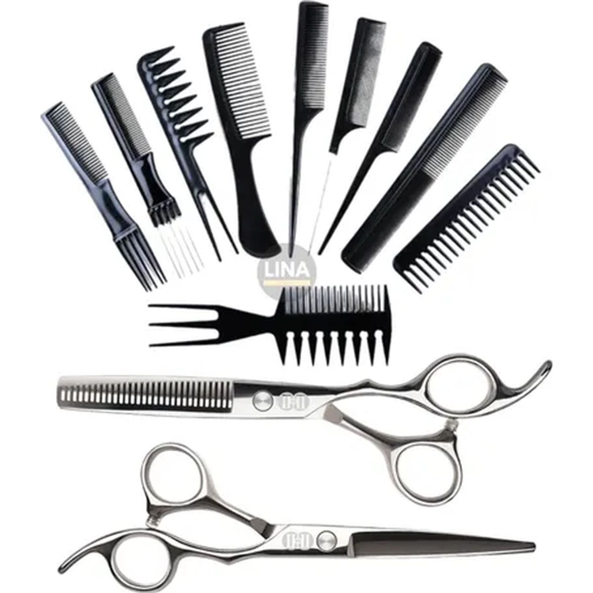GENERICO - Set tijeras cortar pelo + peine