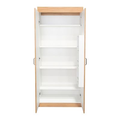 Imagen 2 del producto Mueble Despensa De Cocina 2 Puertas 1607x70x363 Cm Café Claro