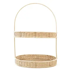 TEMPODECO - Bandeja de dos pisos Milk