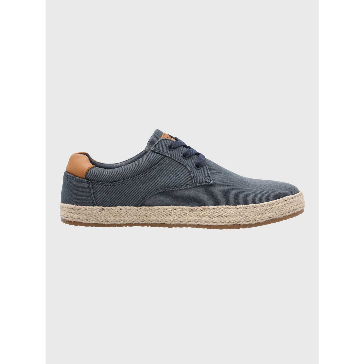 HUSH PUPPIES - Zapatilla Alpargata Hombre Bernie Azul HUSH PUPPIES