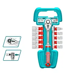 TOTAL TOOLS - Juego Dados 12 Piezas 14 Total