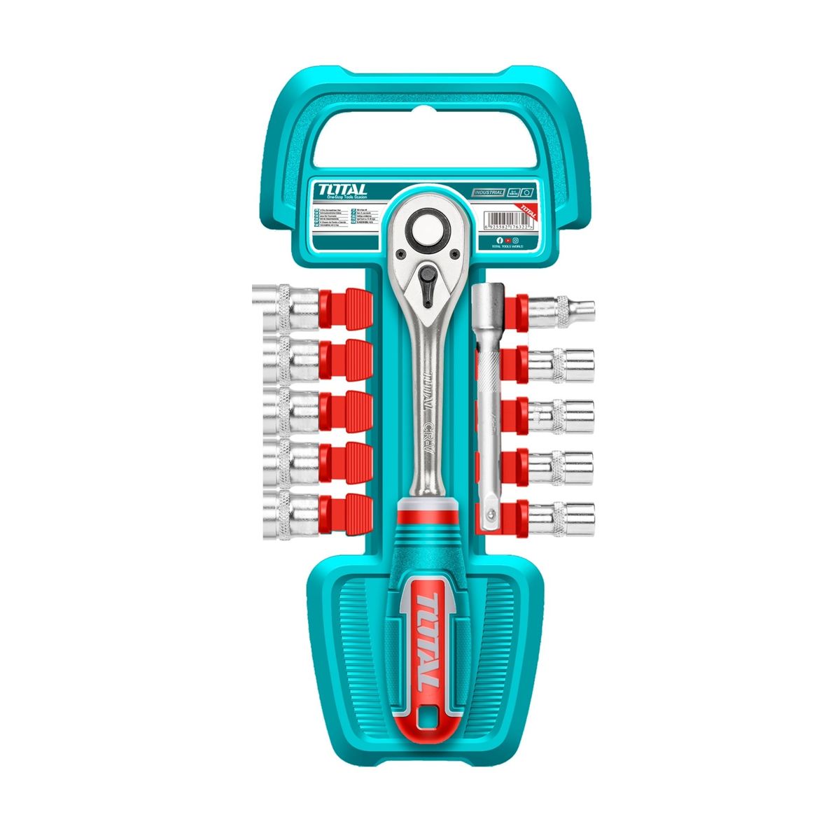 TOTAL TOOLS - Juego Dados 12 Piezas 1.4 Total