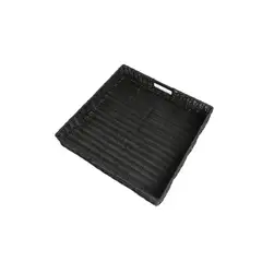 TEMPODECO - Bandeja Cuadrada Black