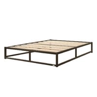 Base para Cama Europea Acero y Madera 150x190 cm Nova 2 Pza