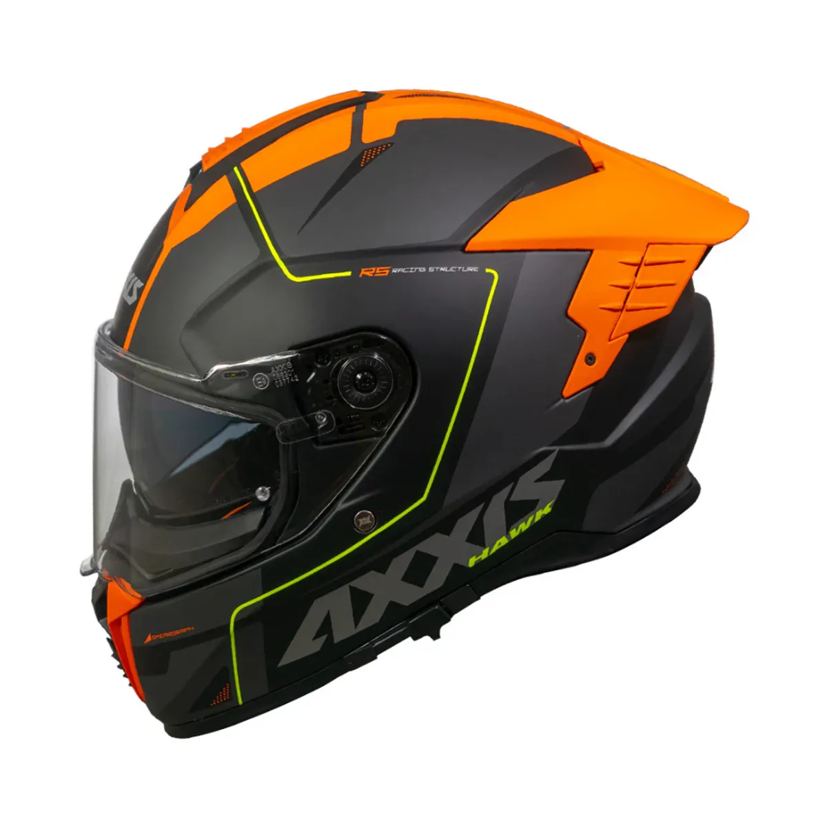 AXXIS - Casco Axxis Hawk SV Spear B24 Naranja Mate