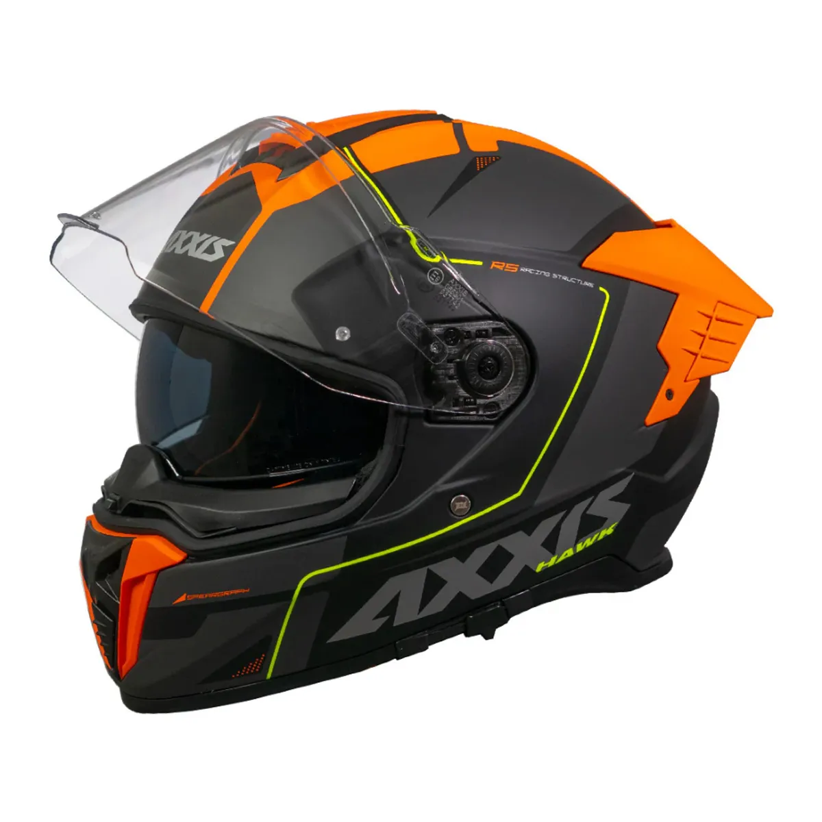AXXIS - Casco Axxis Hawk SV Spear B24 Naranja Mate