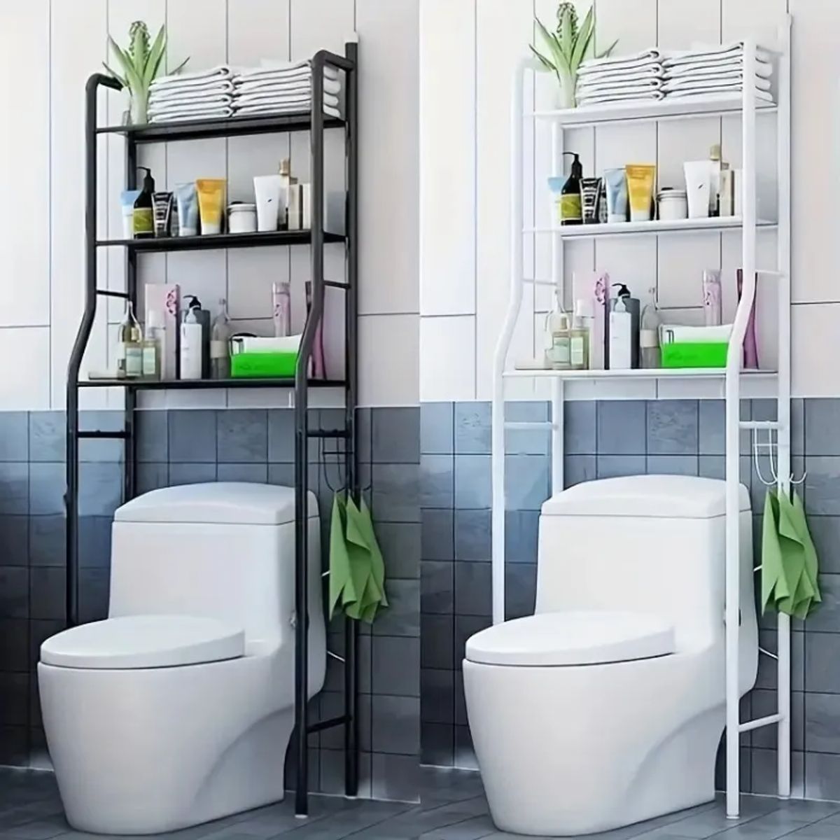 GENERICO - Estante Mueble de Baño Rack Organizador de 3 Niveles