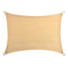 GENERICO - Carpa vela sombra 3x2m exterior protección solar