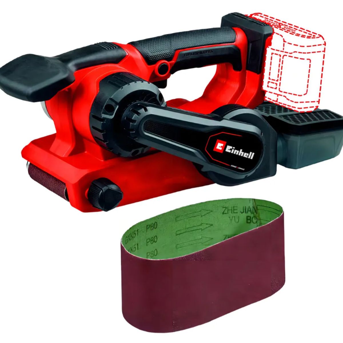 EINHELL - Lijadora De Banda Inalámbrica Einhell Tp-bs 18457 Li Bl