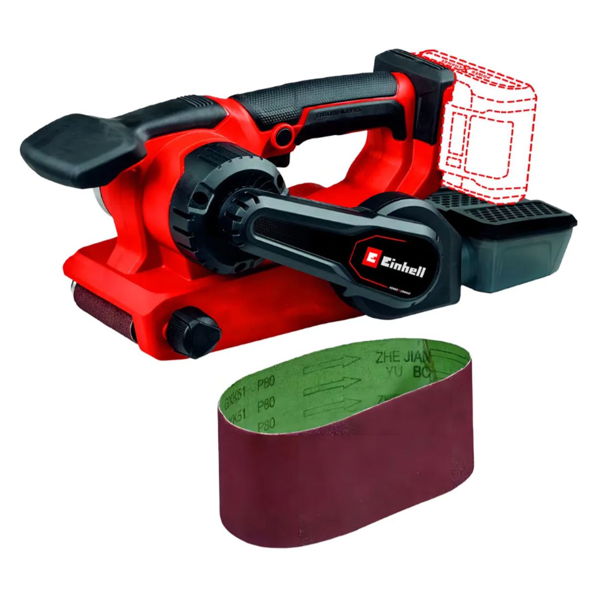 EINHELL - Lijadora De Banda Inalámbrica Einhell Tp-bs 18457 Li Bl