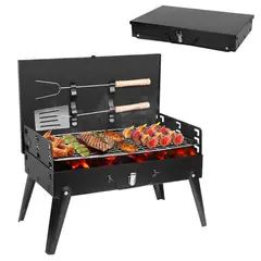 GENERICO - Parrilla Asador De Carbón Plegable Mini Portátil Aire Libre