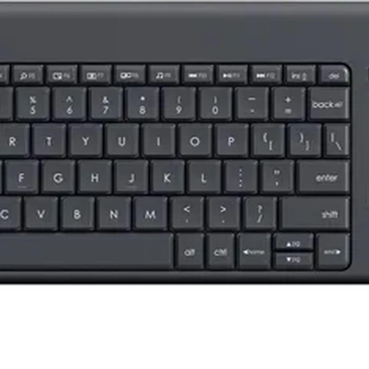 GENERICO - Teclado Logitech K400 Plus inalámbrico español negro