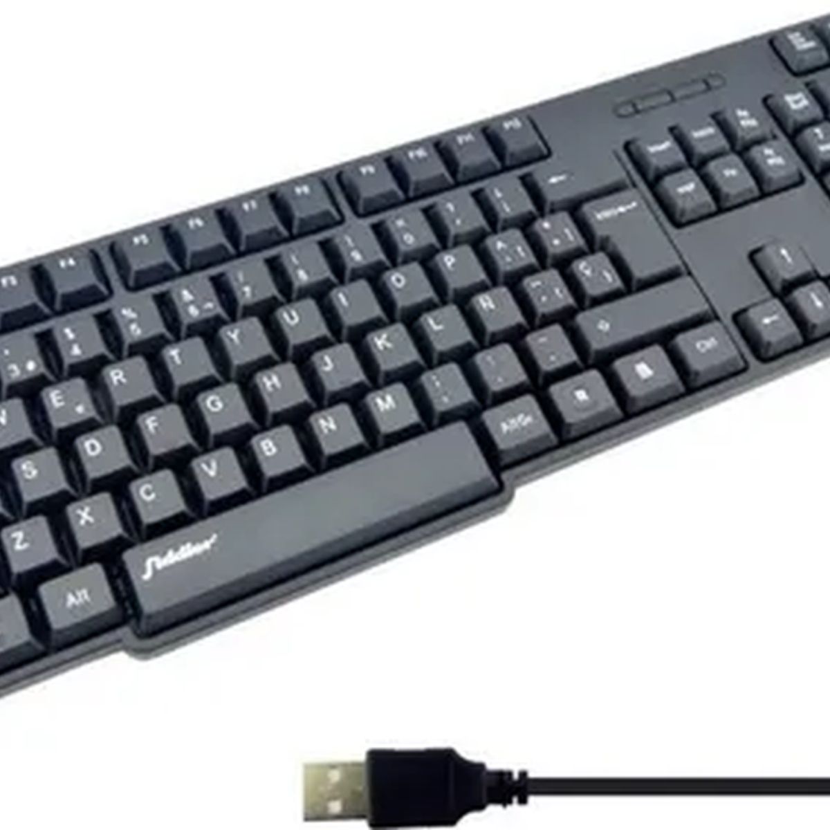 GENERICO - Teclado Fiddler usb básico estándar negro español